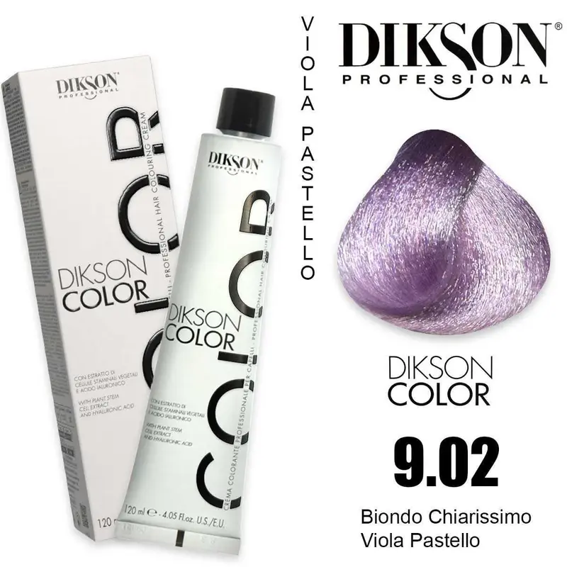 Dikson Color 120 Ml 9.02 Very Light Blonde Pastel Violet