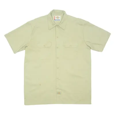 DICKIES Mens Plain Shirt Brown L