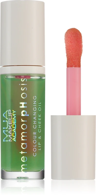 MUA Makeup Academy Metamorphosis gloss with lip oil for lips and cheeks One in a Melon (Watermelon) 7 ml