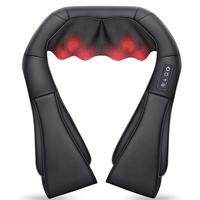 Back Shoulder and Neck Massager with Heat, Electric Deep Tissue 4D Kneading Massage, Adjustable, Durable, Comfort, Best Gifts...