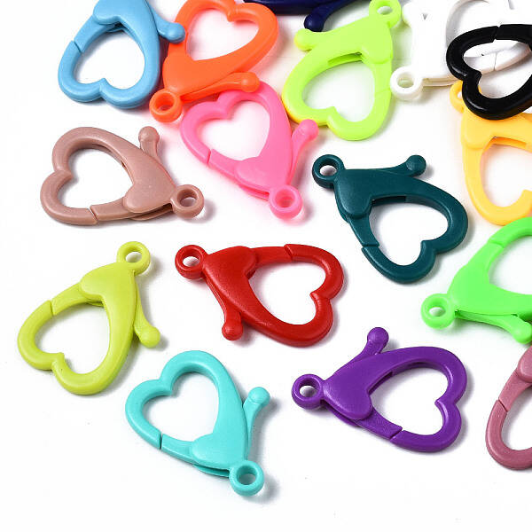Opaque Acrylic Lobster CLaw Clasps