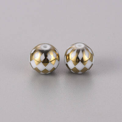 Electroplate Glass Beads