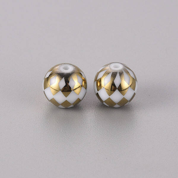 Electroplate Glass Beads