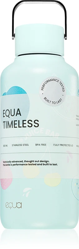 Equa Timeless small stainless steel water bottle color Juice Bar 600 ml