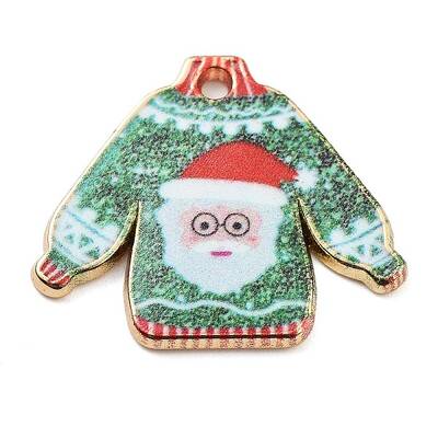 Rack Plating Alloy Enamel Pendants