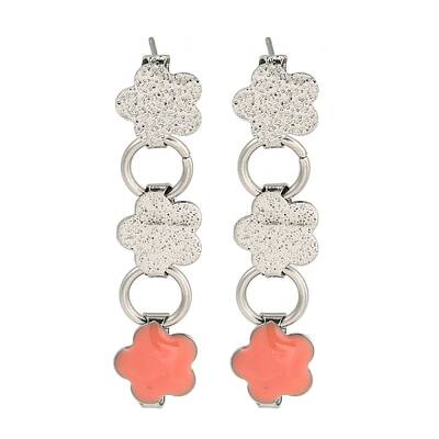 304 Stainless Steel Enamel Stud Earrings