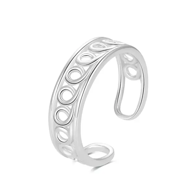 Beneto AGGF486 Delicate Silver Leg Ring