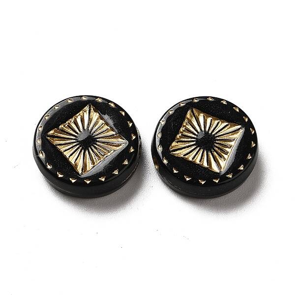 Opaque Plating Acrylic Beads