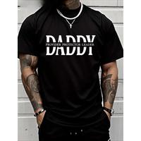 Daddy Husband Protector Hero Father's Day T-Shirt  Cotton Heavy Cotton T Shirt Made in USA