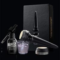 Banish Kit 3.0 - with Vitamin C, E, Ferulic acid Serum & 2 Replaceable Heads for Acne Scars,  Dark Spot, Collagen Building, F...