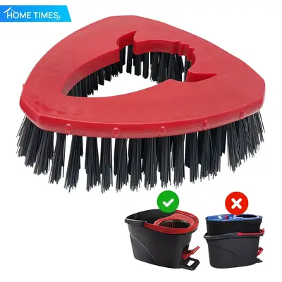 Spin Mop Replacement Head Base, Scrub Mop Brush Head Replacement for O-CEDAR EasyWring 1-Tank System, Shower Floor Scrubber, ...