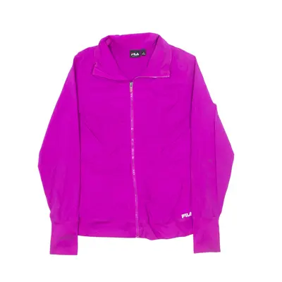 FILA Sport Ruched Track Jacket Pink Womens S