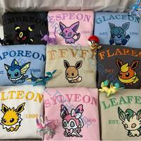 Cute Characters Embroidered Sweatshirt for Adults - Anime Shirt - Sweaters, Menswear Tops Pullover