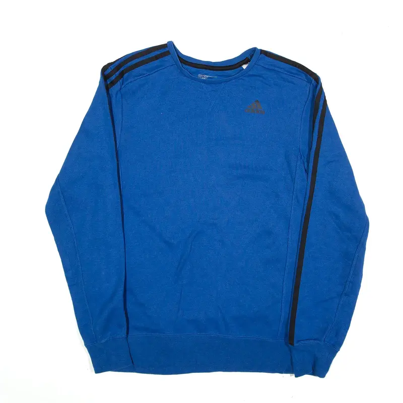 ADIDAS Climalite Sweatshirt Blue Mens S