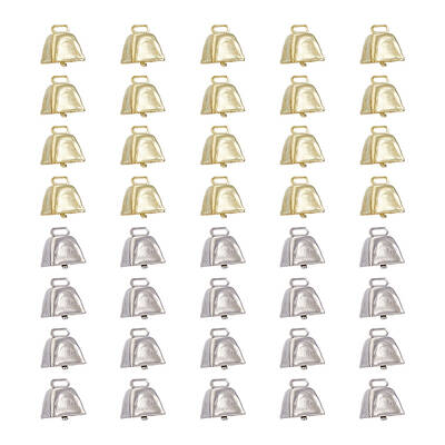 40Pcs 2 Colors Iron Pendants