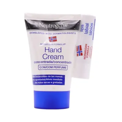 Crema mani concentrata Neutrogena 50 ml + balsamo labbra
