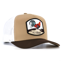 Gallo Brown/Khaki/White AVC hat / gorra