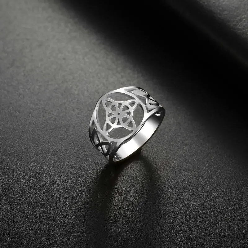 [Limited time event] Witch knot ring women's and men's rings hollow knot ring gift versatile fashion personality creative des...
