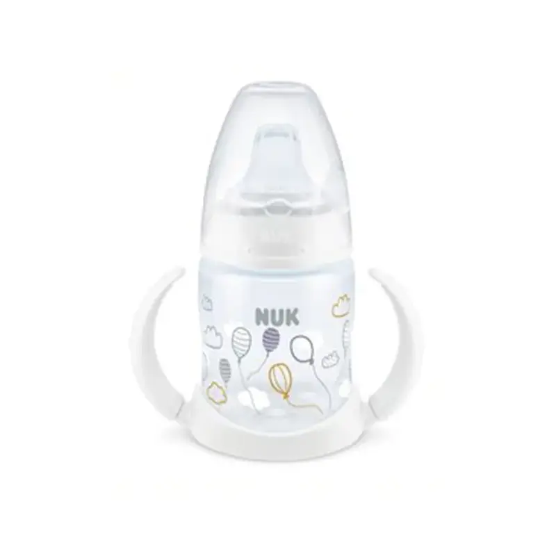 Nuk First Choice+ with Temperatures Control White Learning Cup Silicone Lid Mixed 6 Months 150ml