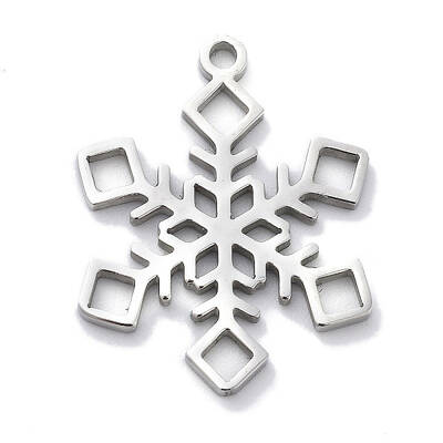 Christmas Theme Anti-Tarnish 304 Stainless Steel Pendants