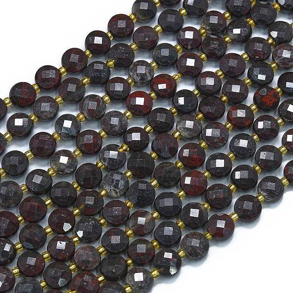 Natural Brecciated Jasper Beads Strands