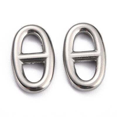 Non-Tarnish 304 Stainless Steel Connector Charms