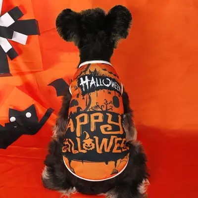 Festival Themed Pet Vest, Breathable and Comfortable Dog T-shirt, Pet Clothes for Small Cats and Dogs, Fashionable Pet Cloth...