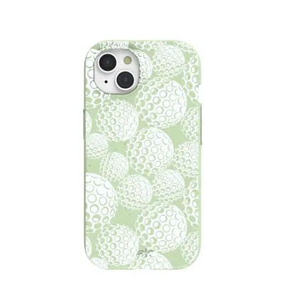 Sage Green Golf Balls iPhone 15 Case