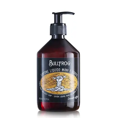 Liquid soap for hands and body Bullfrog