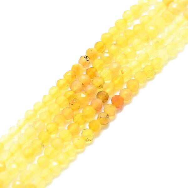 Natural Yellow Opal Beads Strands