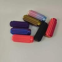 Spiky Grippie Fidget Keychain, 1 Count Portable Mini Tactile Massage Roller with Textured Spikes for Anxiety Relief, Stress V...