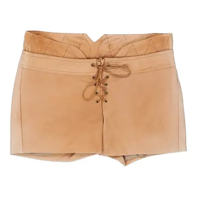 Cycle Shorts - 32W UK 8 Beige Leather
