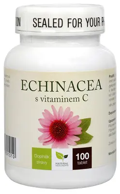 Natural medicaments Echinacea with Vitamin C 100 tablets