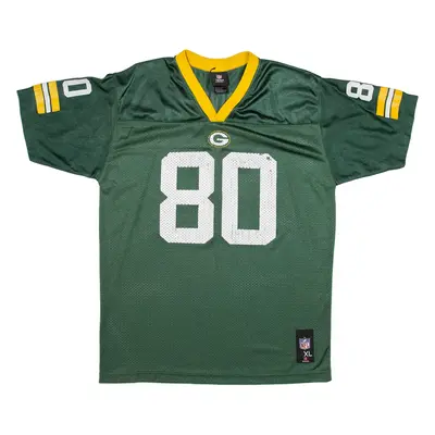 NFL Green Bay Packers Driver Boys Jersey Green USA V-Neck Nylon XL