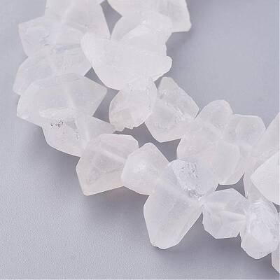 Natural Quartz Crystal Beads Strands
