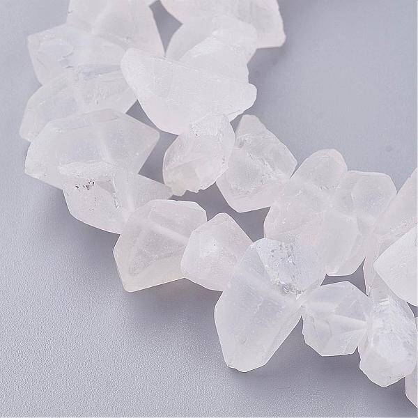 Natural Quartz Crystal Beads Strands