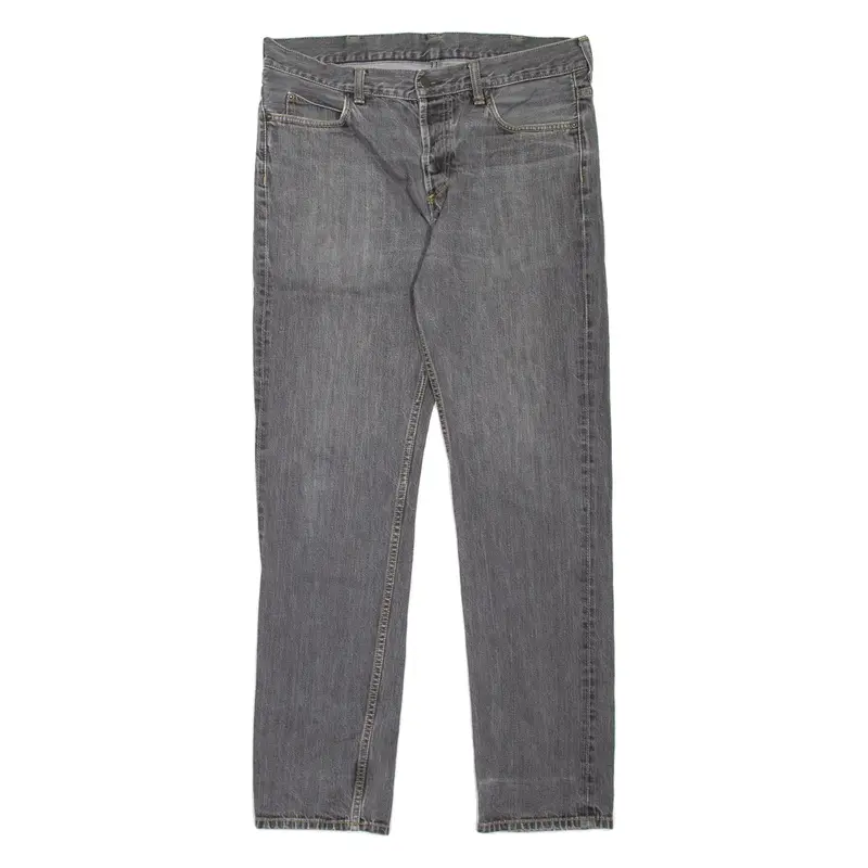 CARHARTT WIP Texas Pant II Mens Jeans Grey Regular Tapered W33 L32