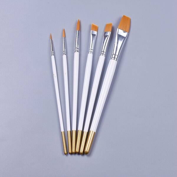 Wooden Paint Brushes Pens Sets