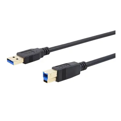 13746 Monoprice Select Series USB 3.0 USB-A to USB-B Cable Black 1.5ft