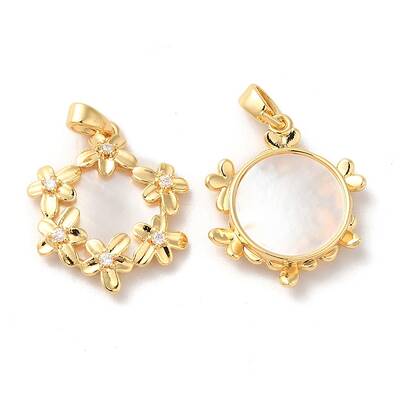 Brass Shell Pendants
