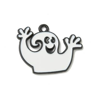 Halloween Theme Alloy Enamel Pendants