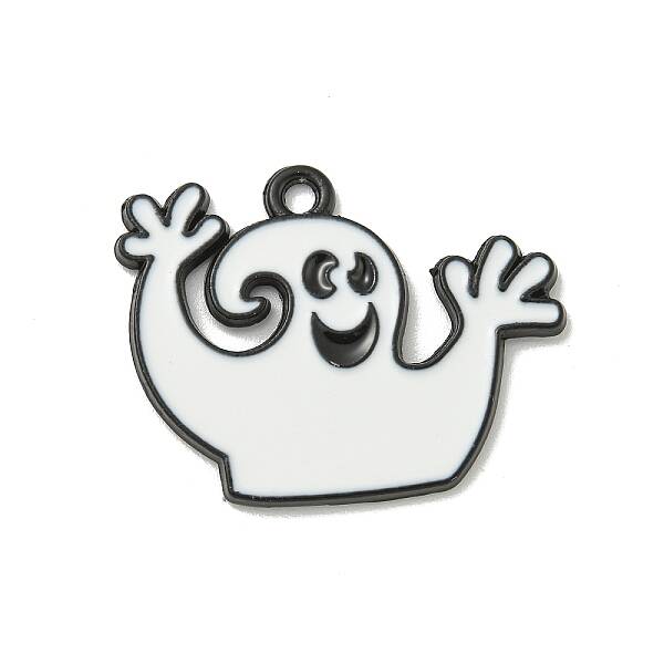 Halloween Theme Alloy Enamel Pendants