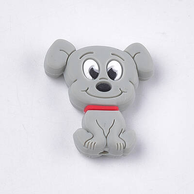 Food Grade Eco-Friendly Silicone Puppy Beads