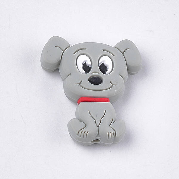 Food Grade Eco-Friendly Silicone Puppy Beads