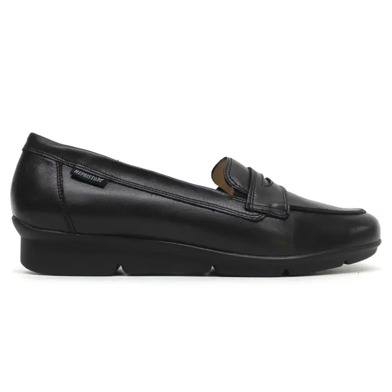Mephisto Diva Full Grain Leather Women's Slip On Shoes - Black - Size:US 10 Women