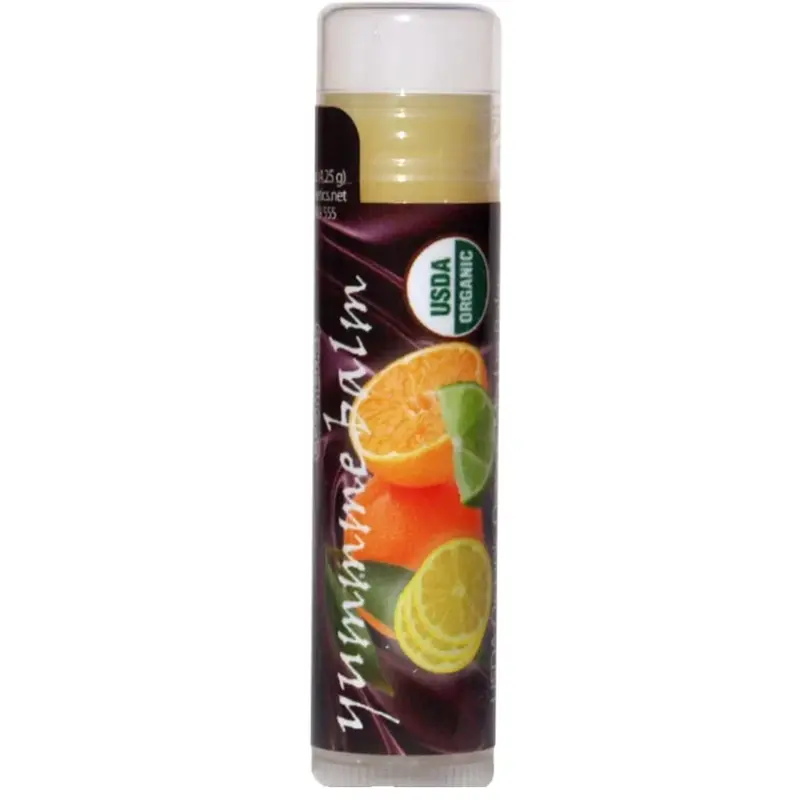 Biopark cosmetics Yummme Organic Lip Balm, Orange Mix (4.25g)