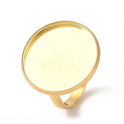 Adjustable 304 Stainless Steel Finger Rings Components