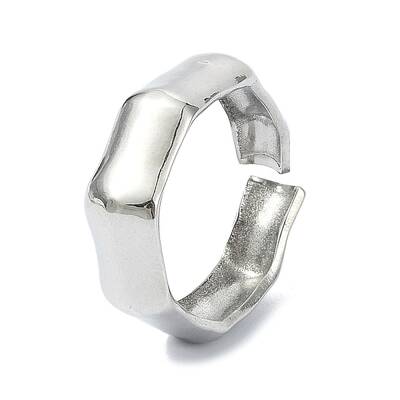 304 Stainless Steel Cuff Rings for Women