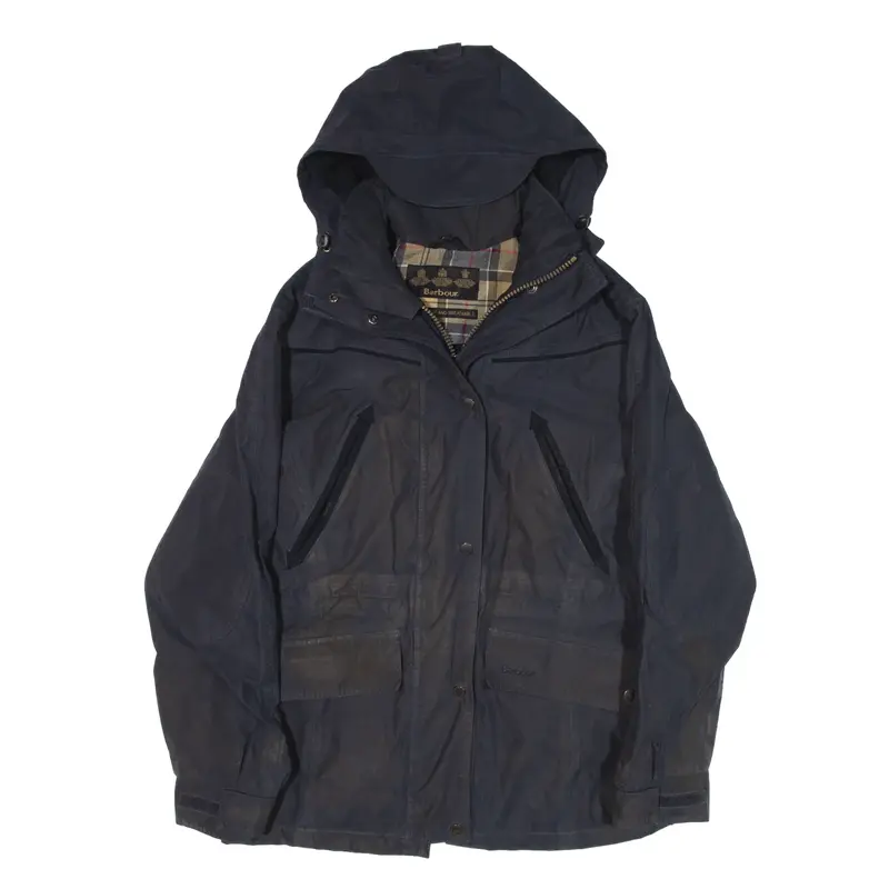 BARBOUR Fullborn Coat Blue Womens UK 10