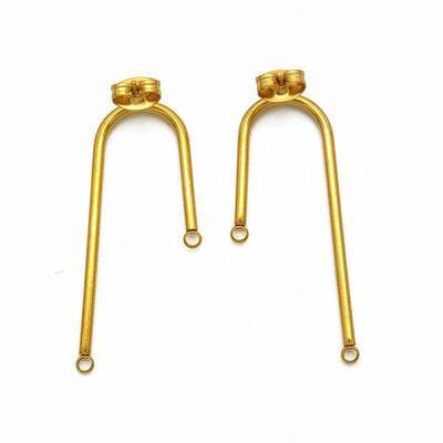 304 Stainless Steel Stud Earring Finding